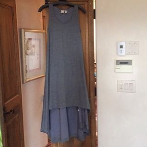 Eileen Fisher Project Hi Lo Chambray dress